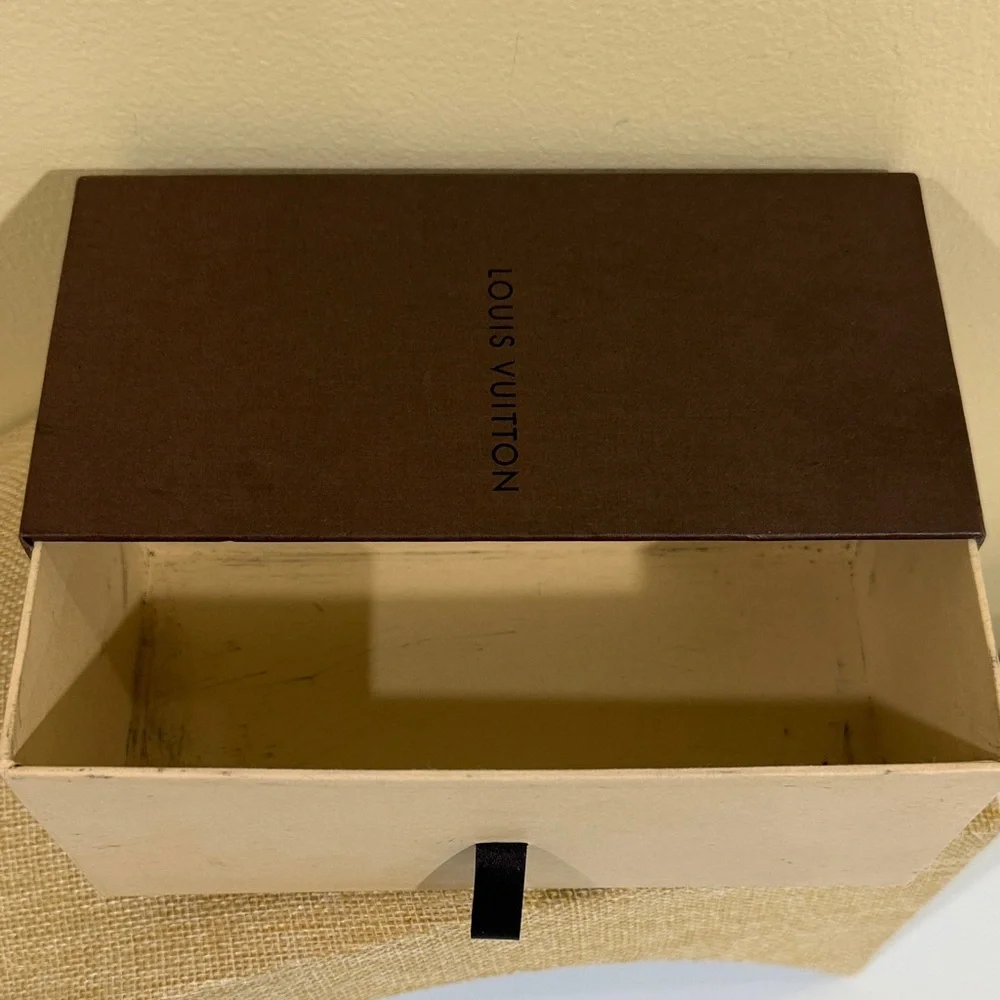 Louis Vuitton Brown Top Box Eyeglasses box with LV guide mini guide books